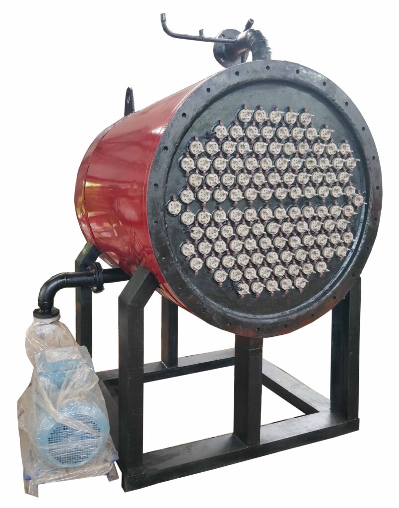 electric thermic fluid heater with pump front view