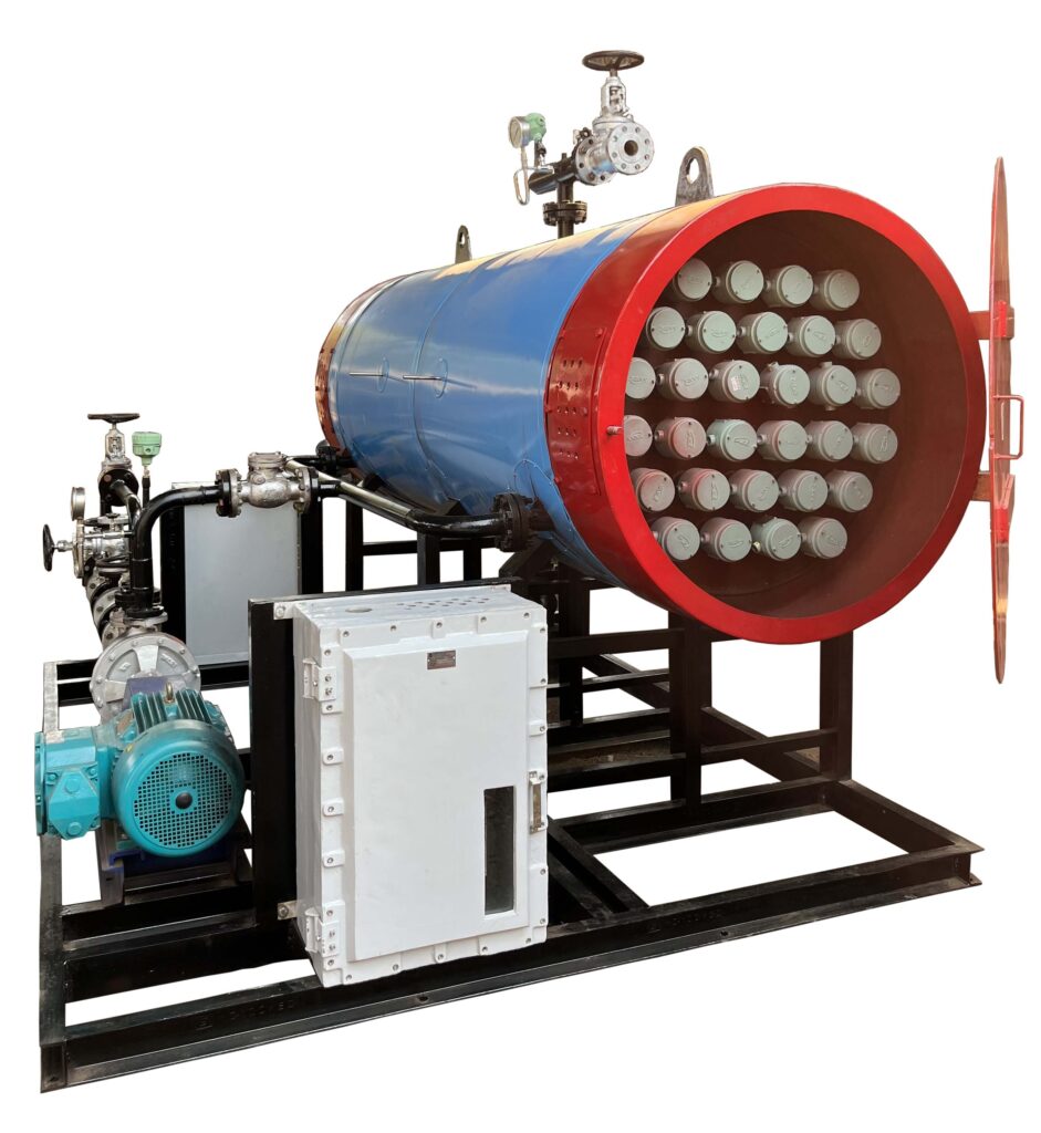 flameproof electric thermic fluid heater