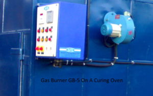 hitherm industrial gas burner for curing oven